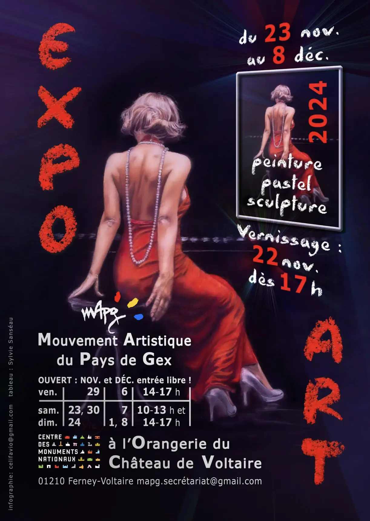 Ruby-Rhapsody-pastel-affiche-MAPG-ferney-Voltaire