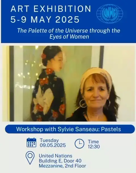 Sanseau-Sylvie-exposition-Art-Genève-Nations-Unies-Workshop-pastel-femmes-2025-Tatiana-Valovaya copie