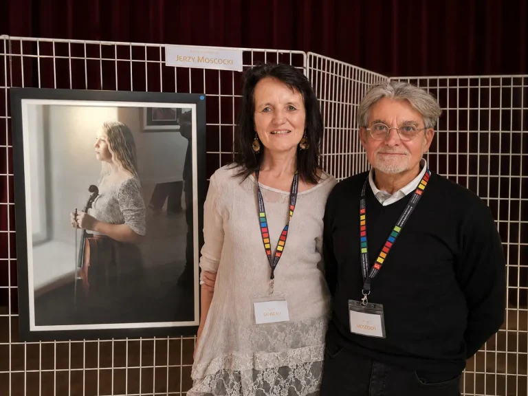 Sylvie Sanséau dans l’atelier de Jerzy Moscicki, Lyon, 2016