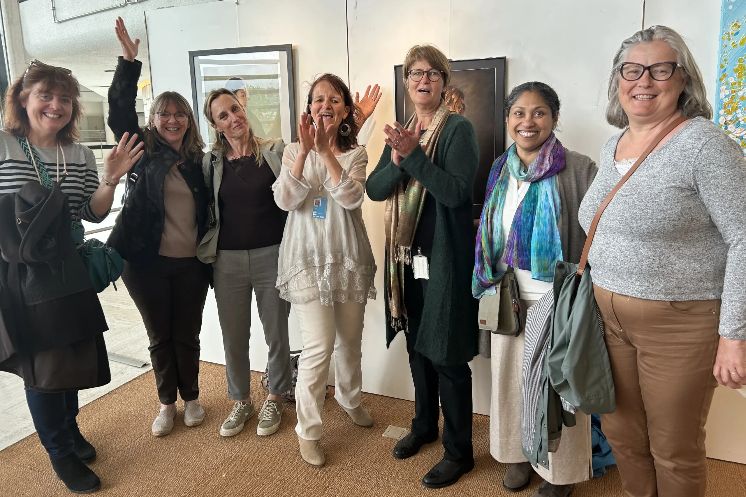 Sanseau-sylvie-exposition-Nations-Unies-visite-amies-2025